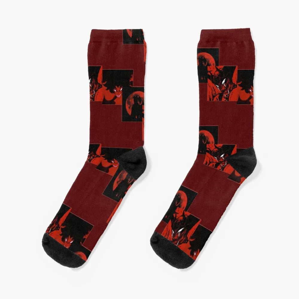 These socks capture the essence of the Devilman Crybaby theme in Akira. If you are looking for Devilman Crybaby Merch, We have it all! | check out all our Anime Merch now!