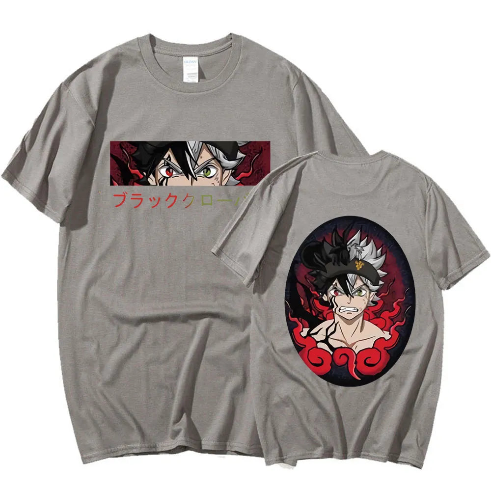 Dive into the mystical realm of grimoires with our Black Clover Asta T-Shirt. If you are looking for more Black Clover Merch, We have it all!| Check out all our Anime Merch now! 