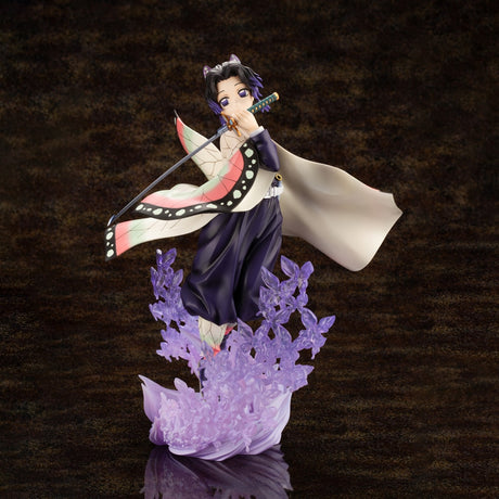 This figurine captures the magic of Shinobu Kocho. If you're looking for more Demon Slayer merch, we have it all! Check out our anime merch now—free shipping!