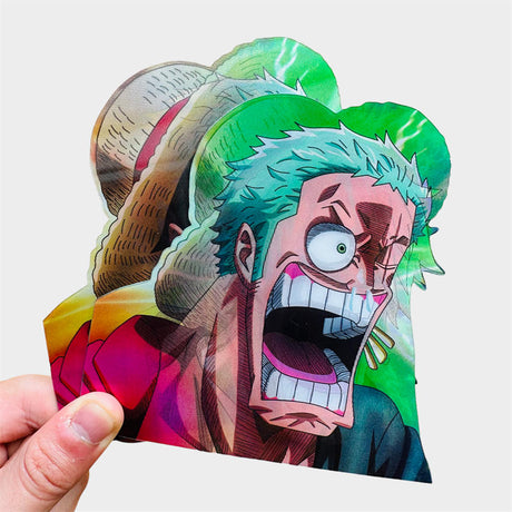 One Piece Luffy/Zoro/Sanji Motion Sticker