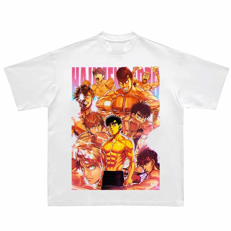 This tees captures the magic of Hajime no Ippo. If you're looking for more Hajime no Ippo merch, we have it all! Check out our anime merch now—free shipping!