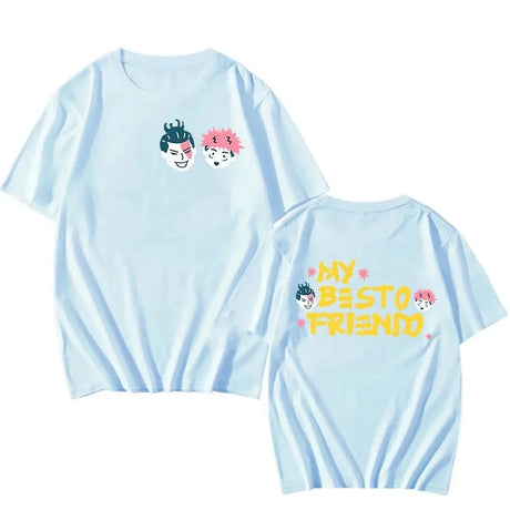 Show your love for JJK with our Jujutsu Bonds 'Besto Friendo' Cotton Tee | Here at Everythinganimee we have the worlds best anime merch | Free Global Shipping
