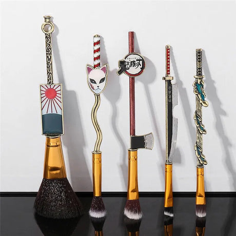 Show off your Demon Slayer Makeup Brushes Set with our brand new Cosmetic Tools| If you are looking for more Demon Slayer Merch, We have it all!| Check out all our Anime Merch now!
