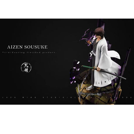 Experience Aizen's figurine, showcasing his serene yet chaotic essence. | If you are looking for more Vocaloid Merch, We have it all! | Check out all our Anime Merch now!