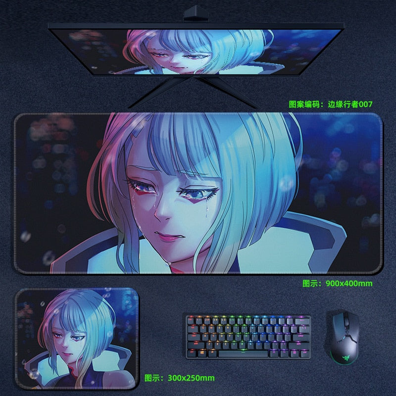 This mousepad captures the magic of Cyberpunk Edgerunners. Want more merch? We’ve got it all—check out our anime store now with free shipping!