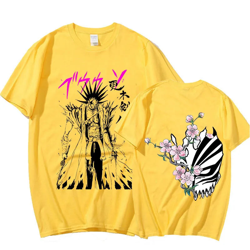 Step into the world of spiritual battles with our Bleach Kenpachi Zaraki T-Shirt If you are looking for more Bleach Merch, We have it all!| Check out all our Anime Merch now!