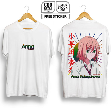 Here at Everythinganimee we have the best anime shirts in the world.
Step into the world of Anna Kobayakawa with this sleek and minimalist tee. Featuring her vibrant design on the back, this shirt captures her serene expression in stunning detail.