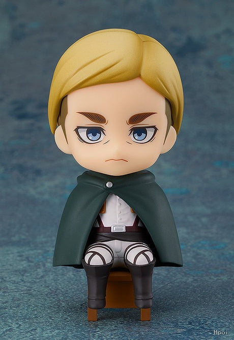 This figurine shows Erwin intense blue eyes & iconic Survey Corps cloak. If you are looking for more Attack On Titan Merch, We have it all! | Check out all our Anime Merch now!