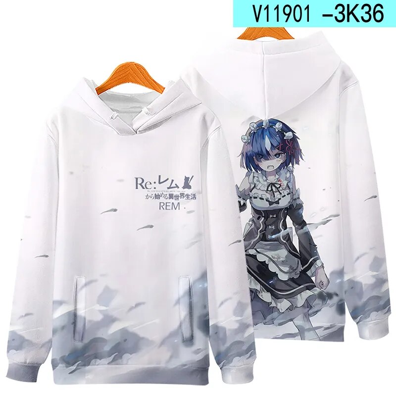 This hoodie embodies the spirit of adventure in the world of Re:Zero. If you are looking for more Re:Zero Merch, We have it all! | Check out all our Anime Merch now! 