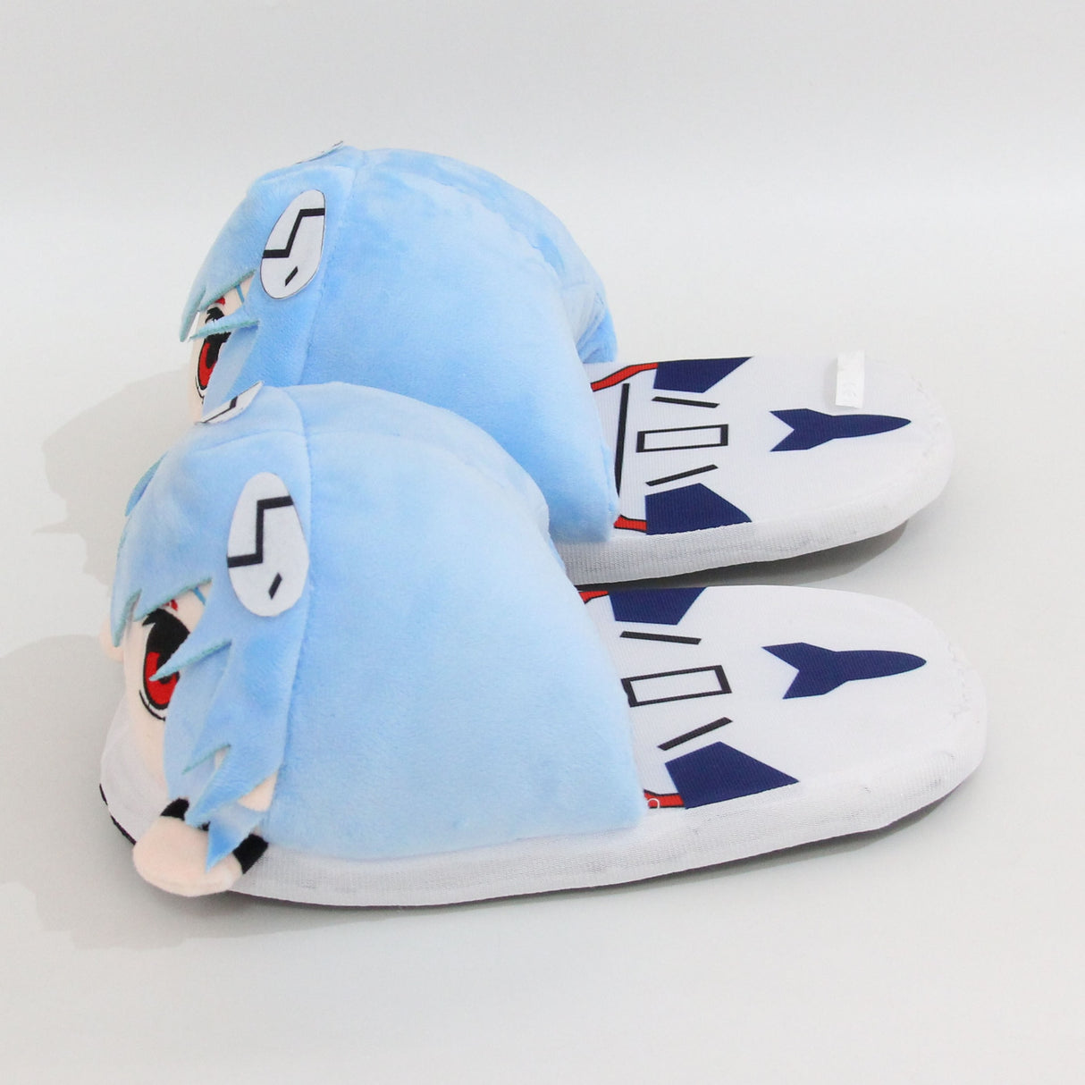 Wear the cutest slippers ever, Our Rei Ayanami Slippers are to die for! |  If you are looking for more Neon Genesis Evangelion Merch, We have it all! | Check out all our Anime Merch now!