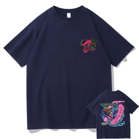 This shirt embodies the spirit of adventure in the world of Chainsaw Man. If you are looking for more Chainsaw Man, We have it all!| Check out all our Anime Merch now!