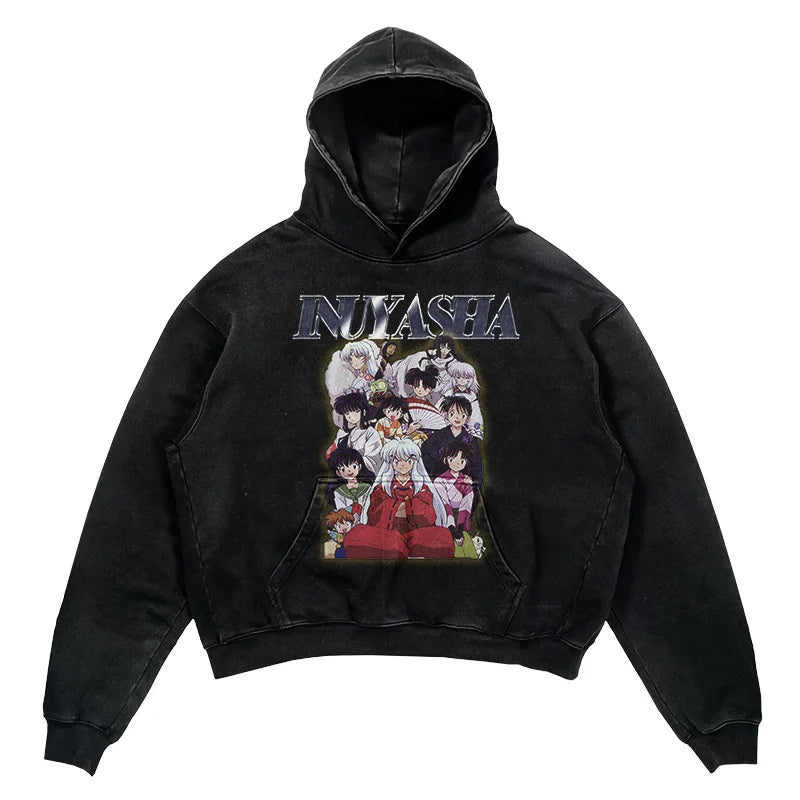 This hoodie is a wearable piece of art, showcasing your favorite characters. | If you are looking for more Inuyasha Merch, We have it all! | Check out all our Anime Merch now!