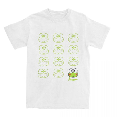 Become the cutest around with our new Keroppi Kaleidoscope Tee | Here at Everythinganimee we have the worlds best anime merch | Free Global Shipping