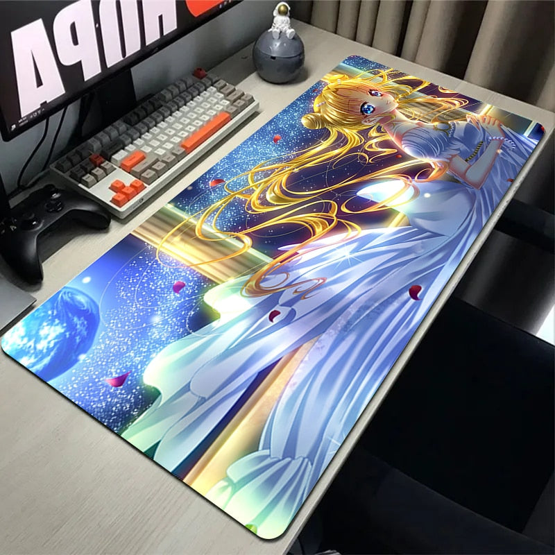 This mouse pad captures the magic of Sailor Moon. If you're looking for more Sailor Moon merch, we have it all! Check out our anime merch now—free shipping!