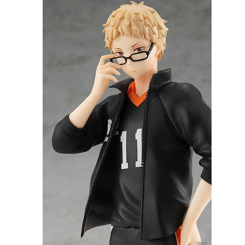 This figurine captures the magic of Kei Tsukishima. If you're looking for more Haikyuu!! merch, we have it all! Check out our anime merch now—free shipping!