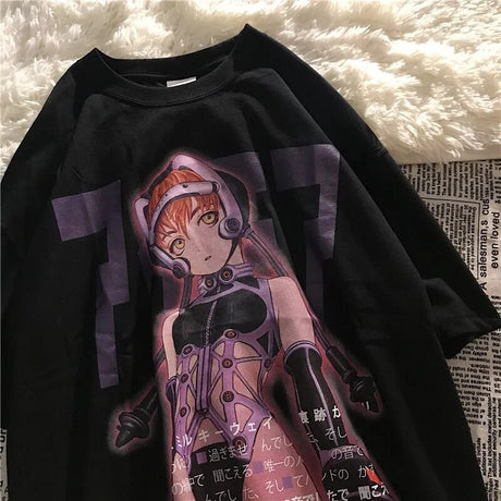 This shirt captures the magic of Mari Makinami. If you're looking for more Evangelion merch, we have it all! Check out our anime merch now—free shipping!