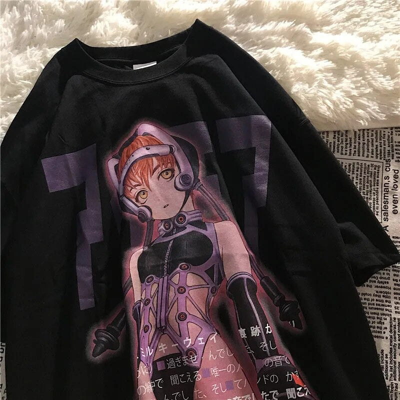 This shirt captures the magic of Mari Makinami. If you're looking for more Evangelion merch, we have it all! Check out our anime merch now—free shipping!