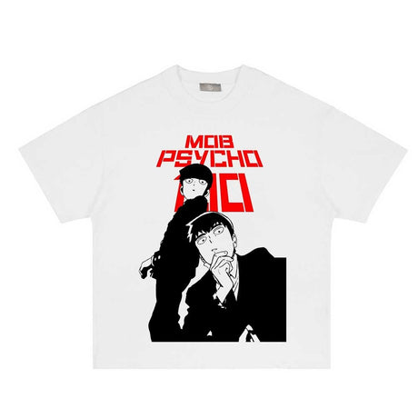 Mob Psycho 100 Cotton Vintage T-Shirts