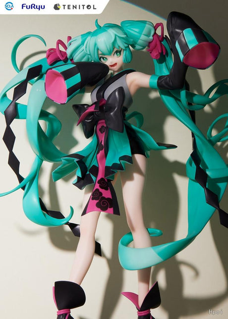 The figurine captures Miku, with her signature twin tails unfurling like ribbons of aqua silk. If you are looking for more Hatsune Miku Merch, We have it all! | Check out all our Anime Merch now!