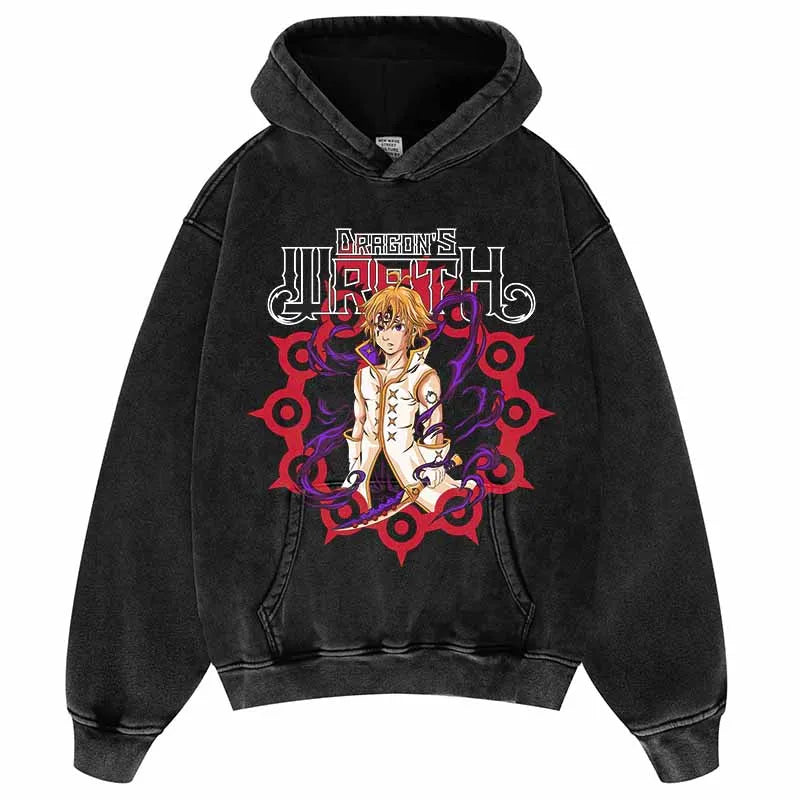 This Hoodie  celebrates the beloved Seven deadly sins Series, ideal for both Autumn And Winter. | If you are looking for more Seven deadly sins Merch, We have it all! | Check out all our Anime Merch now!