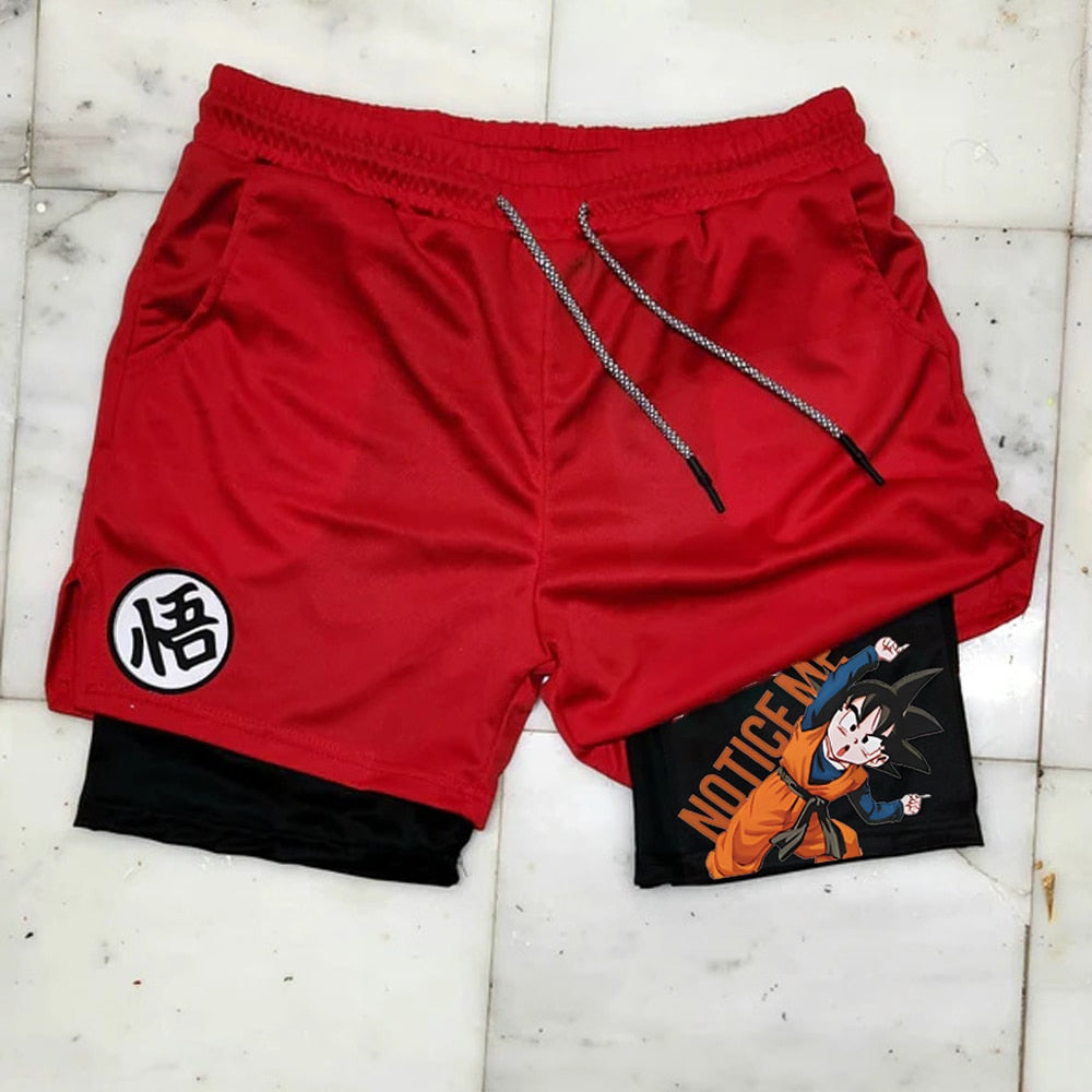 Dragon Ball Z 2 in 1 Sports Shorts