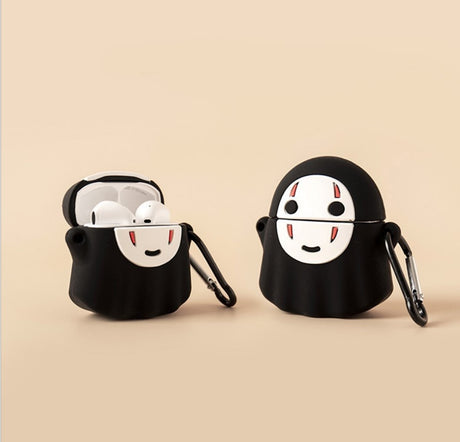 3D Spirited Away Bluetooth Earphone Case For Apple Airpods 2 3 Cute Silicone Headphone Case Charging Box Cover For Airpods Pro, everythinganimee