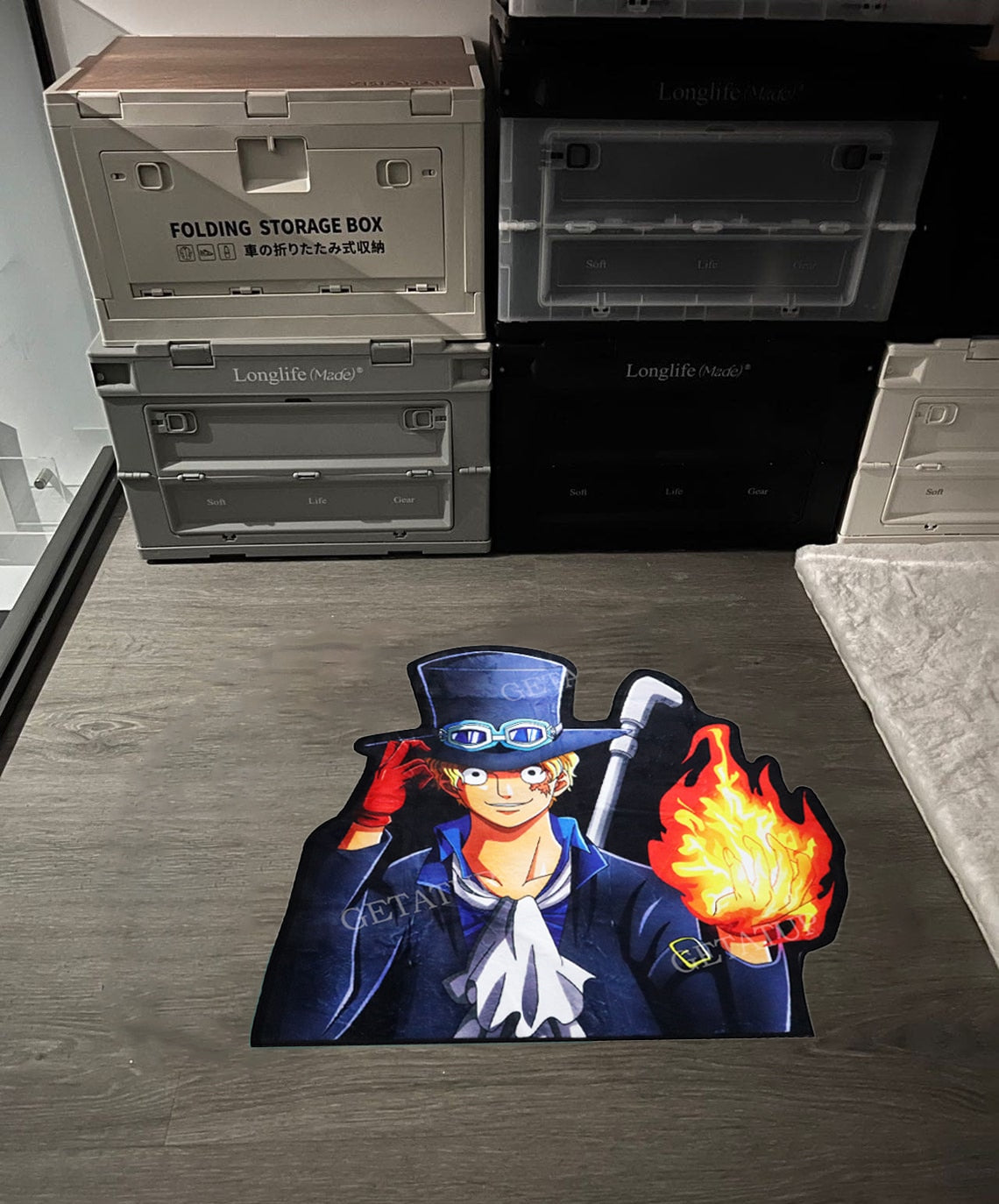 One Piece Sabo Crystal Velvet Rug