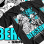 Here at Everythinganimee we have the best anime shirts in the world. 
Unleash the dark allure of Berserk with this epic Griffith tee. Featuring the iconic leader of the Band of the Hawk, this shirt brings his striking presence to life.