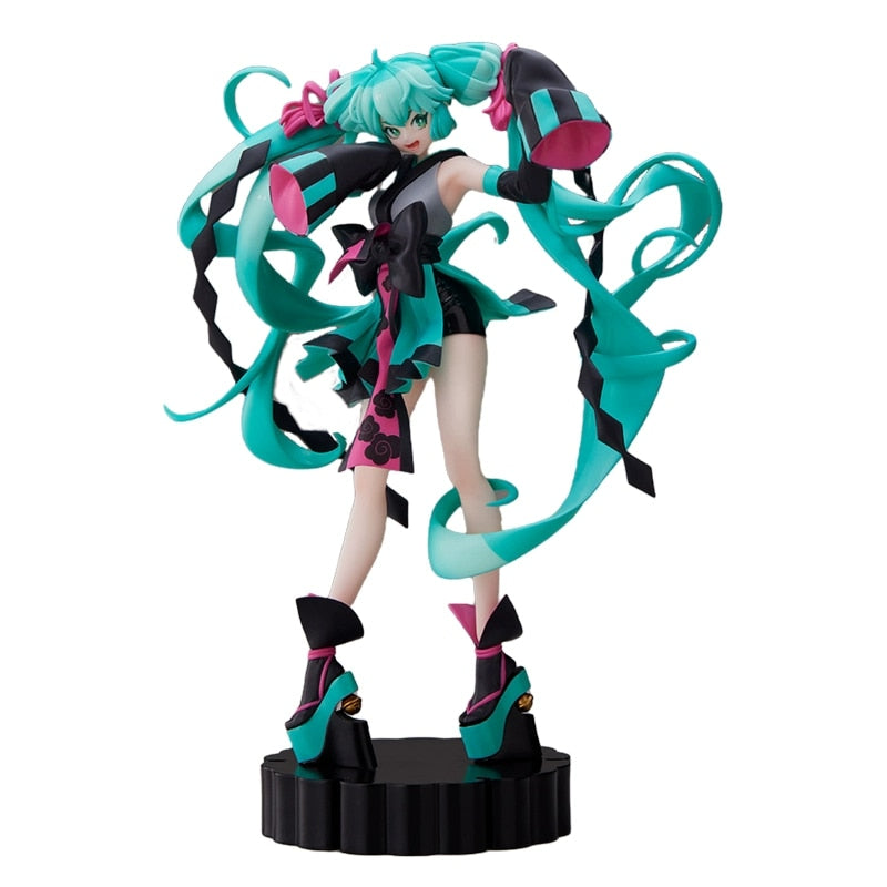 The figurine captures Miku, with her signature twin tails unfurling like ribbons of aqua silk. If you are looking for more Hatsune Miku Merch, We have it all! | Check out all our Anime Merch now!