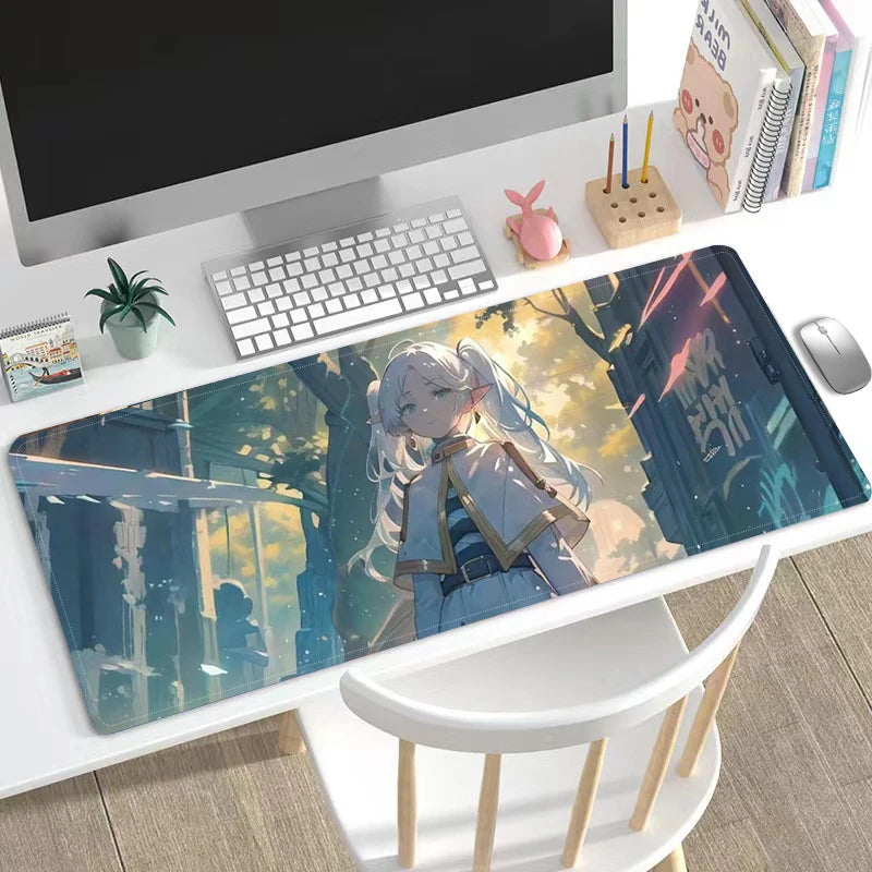 Upgrade your gaming set up with our awesome new Frieren: Beyond Journey's End Enchanted Mousepads | Here at Everythinganimee we have the worlds best anime merch | Free Global Shipping
