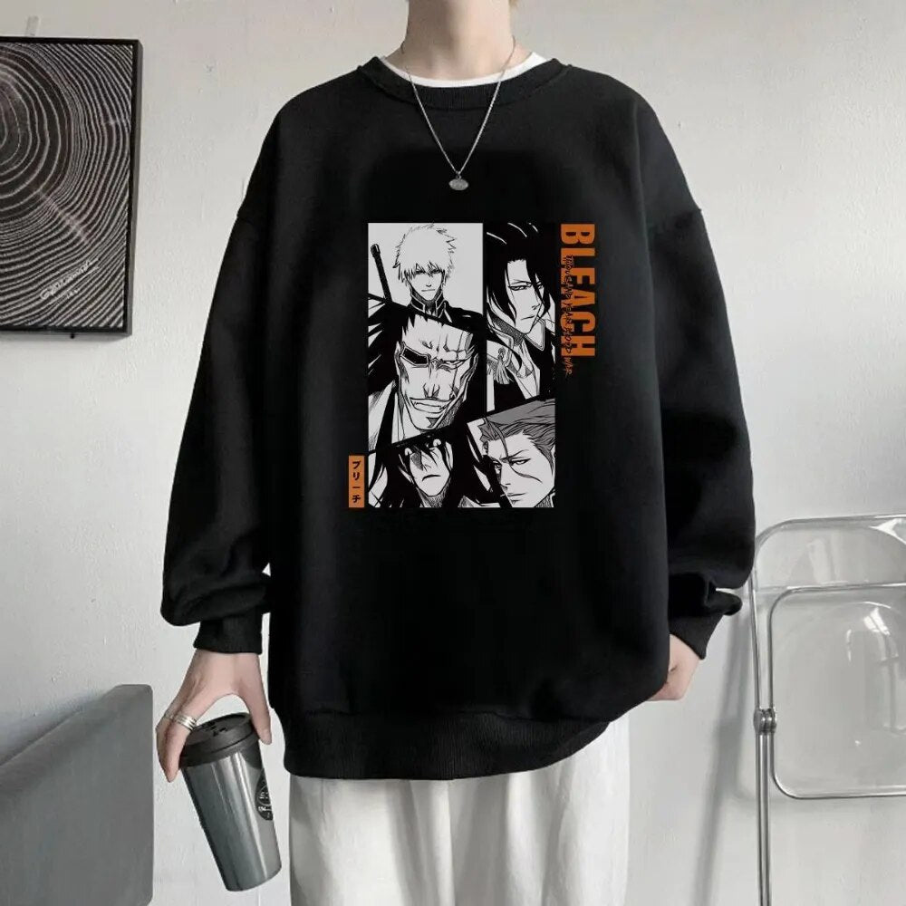 This Sweatshirt embodies the spirit of adventure in the world of Bleach . If you are looking for more Bleach Merch, We have it all! | Check out all our Anime Merch now! 