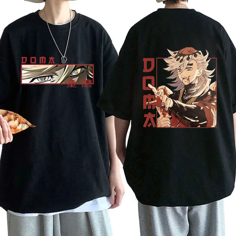 Step into the haunting world of Demon Slayer with our Demon Slayer Douma T-Shirt. If you are looking for more Demon Slayer Merch,We have it all!| Check out all our Anime Merch now!