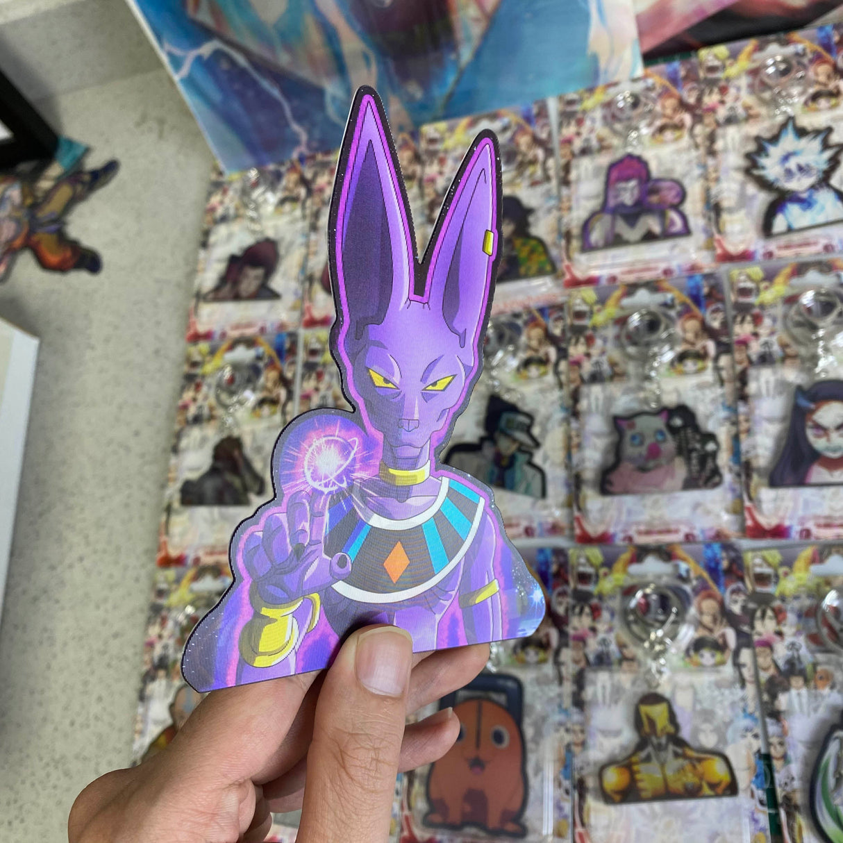 Dragon Ball Z Beerus 3D Motion Sticker