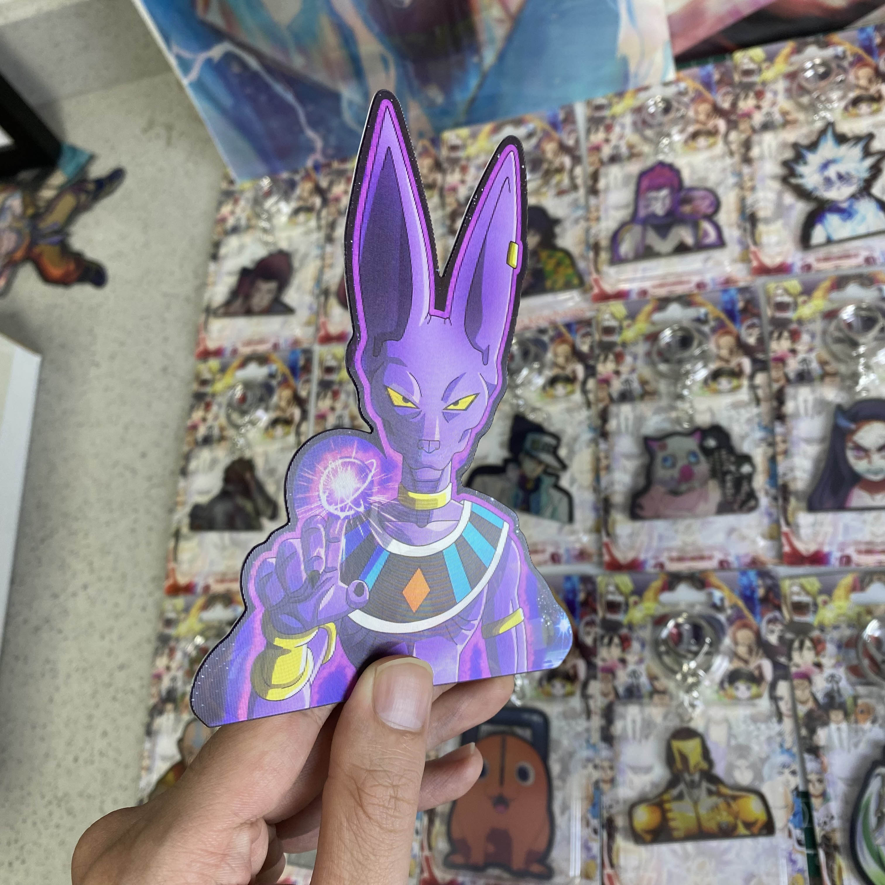 Dragon Ball Z Beerus 3D Motion Sticker