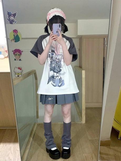 Wear the hottest anime shirt today with our E-Girl Kawaii Anime Shirts | If you are looking for more Kawaii Anime Merch, We have it all!| Check out all our Anime Merch now!