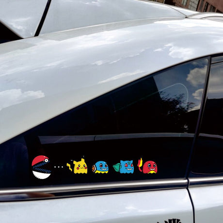 Pac Man Personalized Pokemon Body Stickers