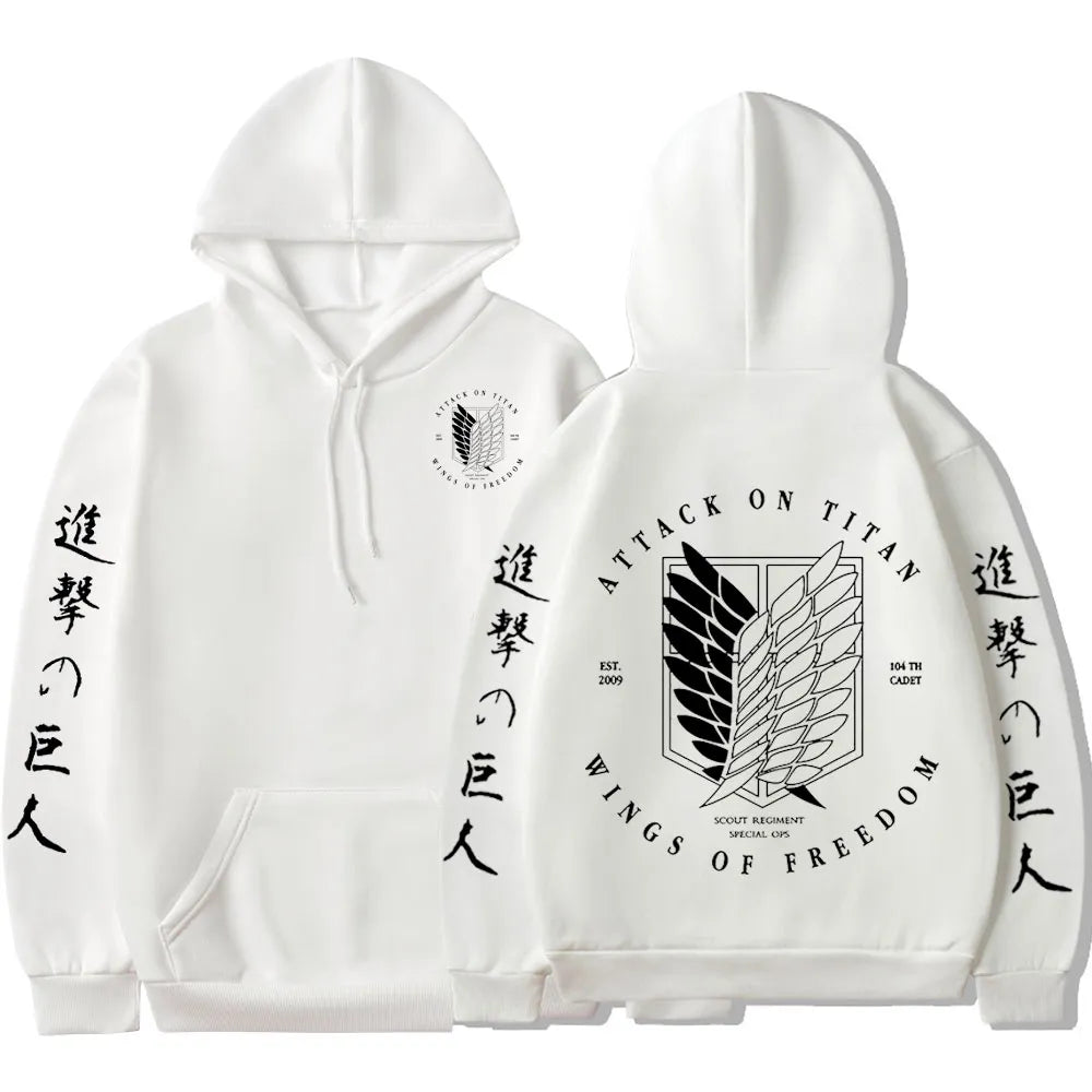 Gear up for an epic journey beyond the walls with our Attack on Titan Hoodie, If you are looking for more Attack on Titan Merch, We have it all!| Check out all our Anime Merch now!