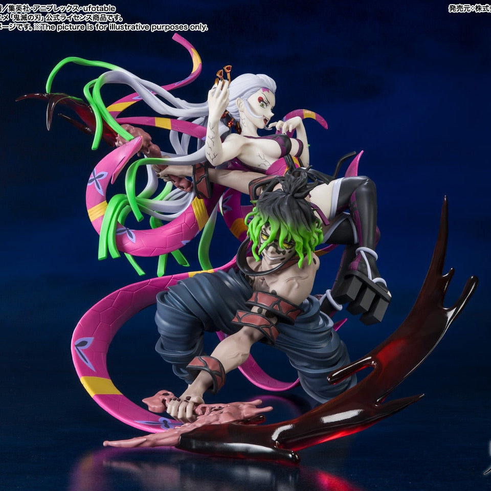 This figurine captures the magic of Daki & Gyutaro. If you're looking for more Demon Slayer merch, we have it all! Check out our anime merch now—free shipping!