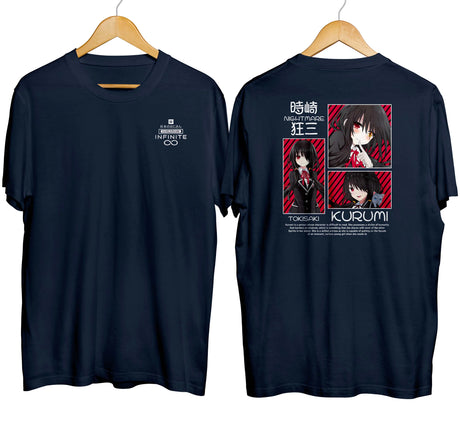 Here at Everythinganimee we have only the best anime merch! Free Global Shipping.
Step into the world of Date A Live with this striking Tokisaki Kurumi Grid T-Shirt. Made from 100% cotton, this tee is as comfortable as it is eye-catching. The front showcases a grid design featuring various expressions of the fan-favorite character, Tokisaki Kurumi, set against a bold red and black background.