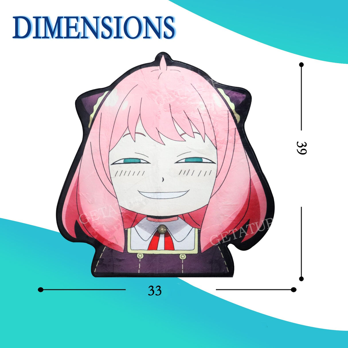 Spy X Family Anya Irregular Rugs