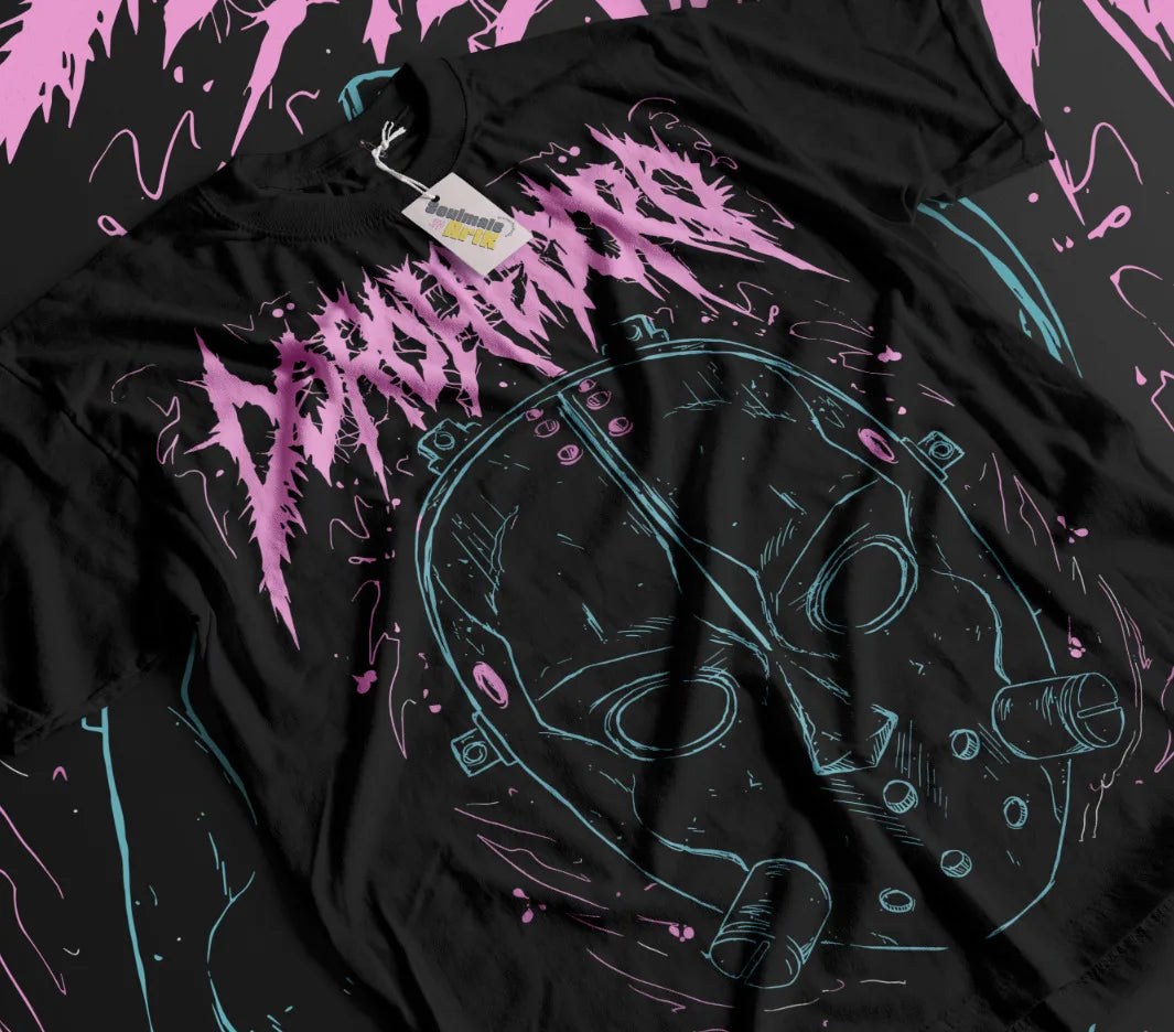 Here at Everythinganimee we have the best anime shirts in the world.
Dive into the dark, surreal world of Dorohedoro with this striking tee featuring an intense design of the iconic mask.