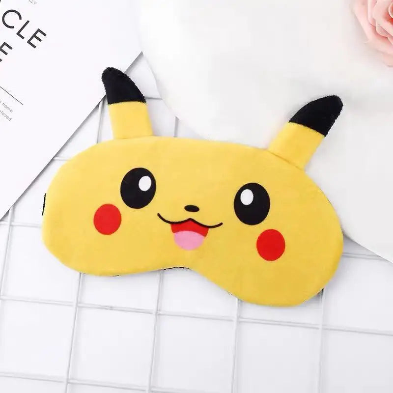 Here at Everythinganimee we have only the best anime merch! Free Global Shipping.
Get ready for the cutest and most comfortable night's sleep with these Pokémon-themed sleep masks! Featuring your favorite Pokémon characters—Pikachu, Jigglypuff, Snorlax, and Bulbasaur—these masks are perfect for fans of all ages.
