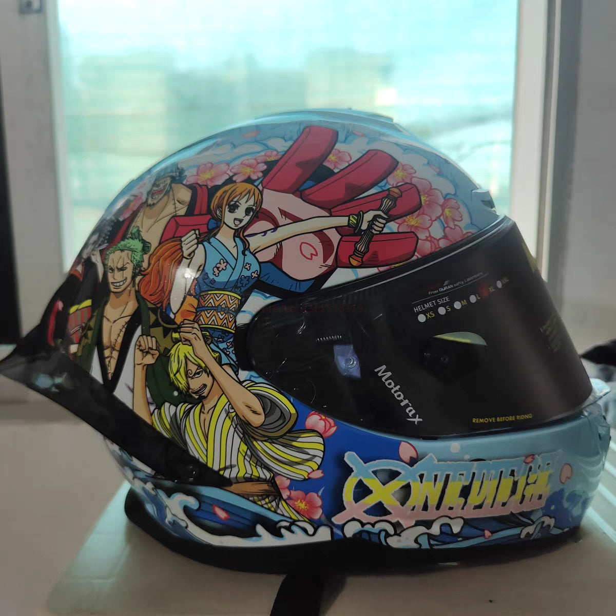 This helmet captures the magic of One Piece. If you're looking for more One Piece merch, we have it all! Check out our anime merch now—free shipping!