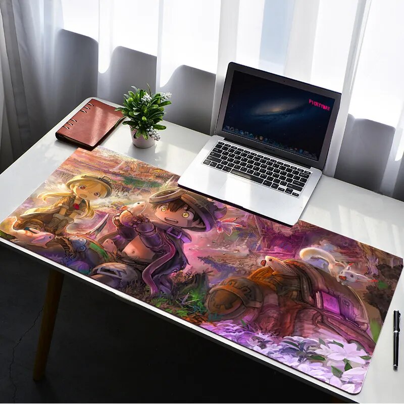 This mousepad captures the magic of Made in Abyss. If you're looking for more Made in Abyss merch, we have it all! Check out our anime merch now—free shipping!