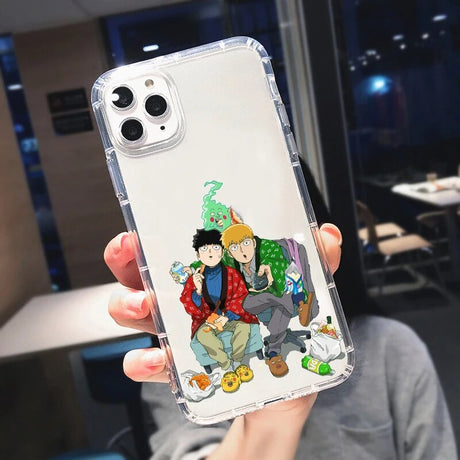 Elevate your phone's style & protection with the Shigeo & Friends Phone Case | If you are looking for more Mob Psycho 100 Merch, We have it all!| Check out all our Anime Merch now!
