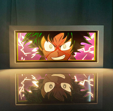 This brilliantly crafted light box brings the iconic image of Izuku Midoriya. | If you are looking for My Hero Academia Merch, We have it all! | check out all our Anime Merch now!