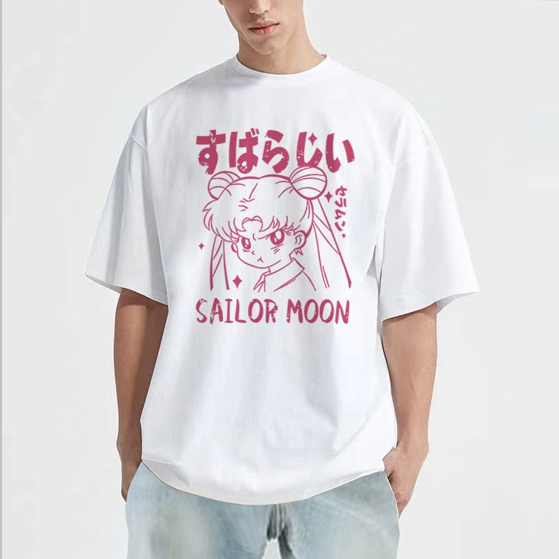 Transform your everyday style with the Lunar Elegance Sailor Moon Guardian Tee | Looking for Anime Merch? Here at Everythinganimee we have the best anime merch around the world!