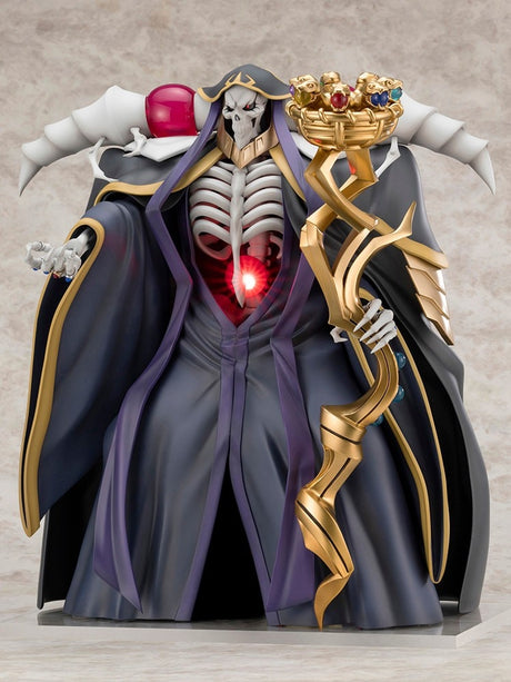 100% Original: Anime OVERLORD Ainz Ooal Gown luminescence PVC Action Figure Anime Figure Model Toys Figure Collection Doll Gift, everythinganimee