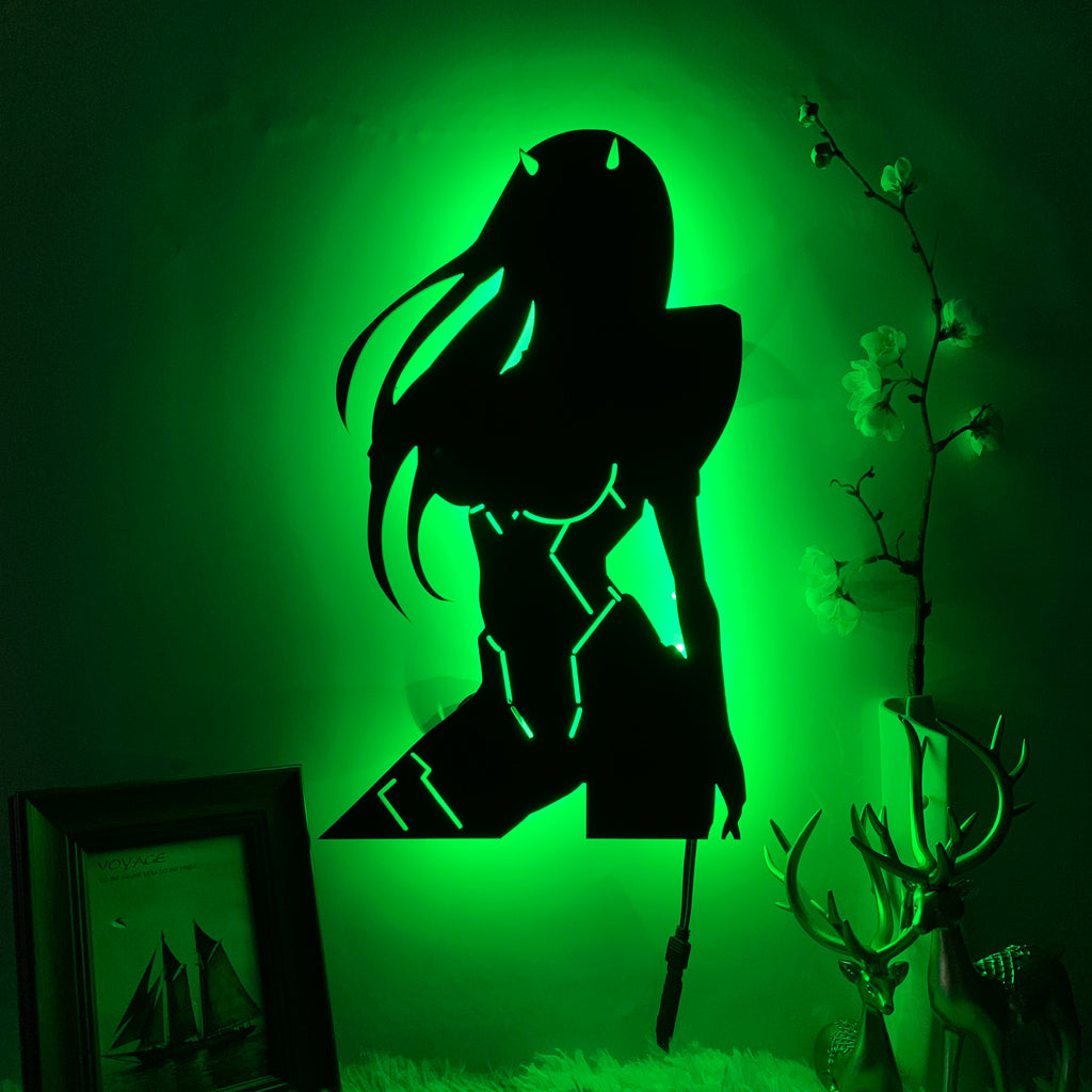 This light captures the magic of Zero Two. If you're looking for more  Darling in the Franxx merch, we have it all! Check out our anime merch now—free shipping!