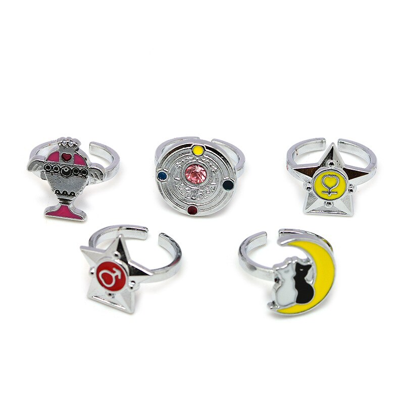 Sailor Moon Rings Set
